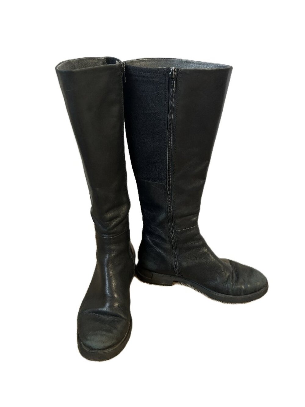 Camper Tall Riding Boots Black 39 8.5 (Wear On Toes)